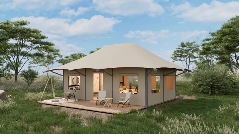 Flat-Roof Canvas Lodge  product image